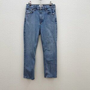 Agolde Wilder Mid Rise Comfort Straight Denim Blue Jeans A156C-1255 Womens sz 27